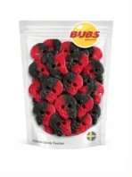 Licorice raspberry skulls bubs