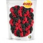 Licorice raspberry skulls bubs
